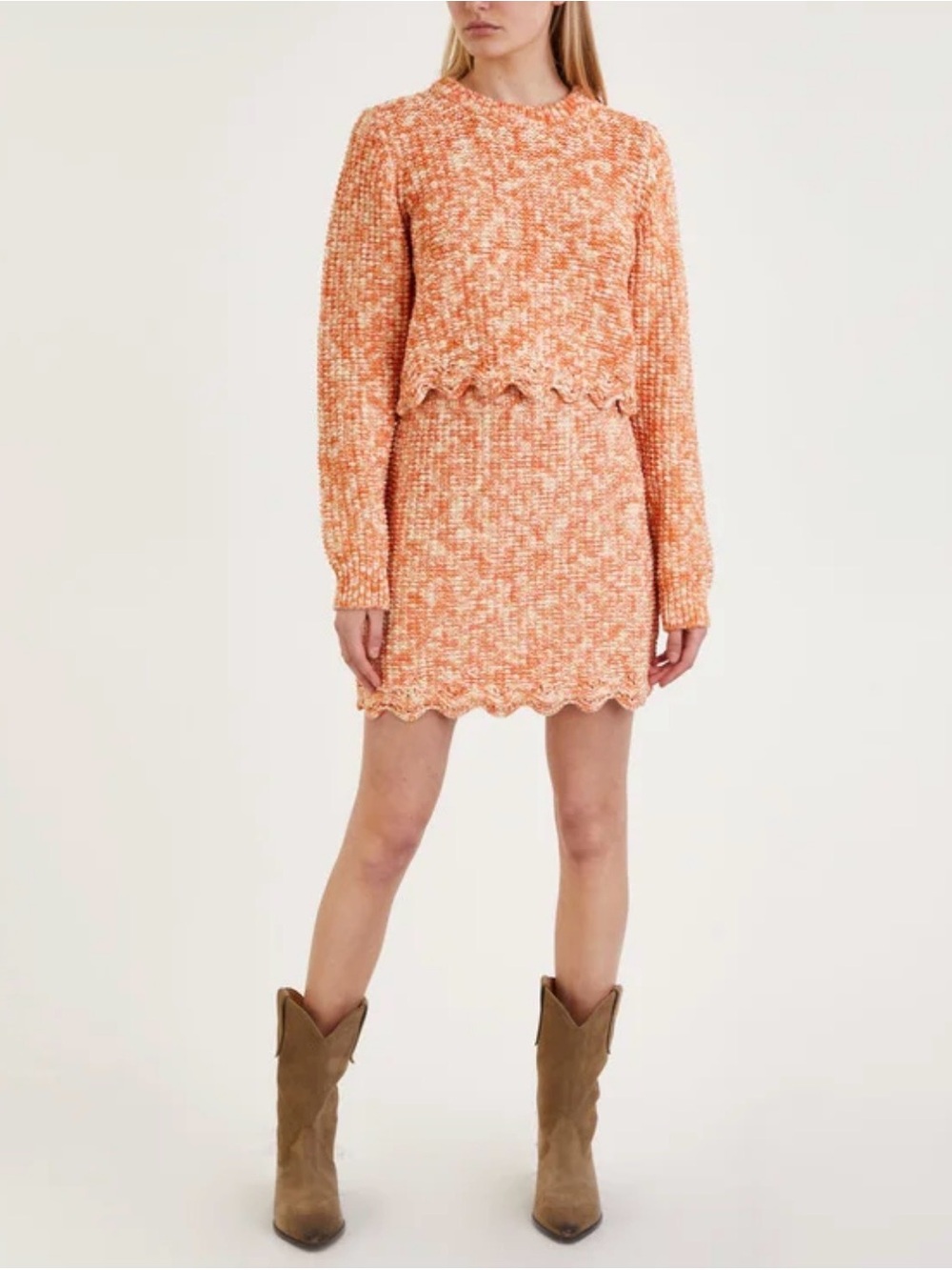 🧡RODEBJER Textured Knit Mini Skirt NWOT🧡